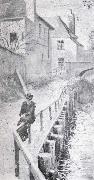 Egon Schiele Path Along the kierling brook,klosterneu-burg china oil painting artist
